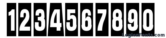 a AlternaTitulCmDvBk Font, Number Fonts