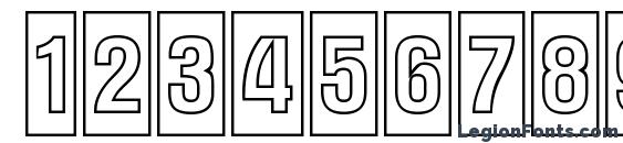 a AlternaTitulCmOtl Font, Number Fonts