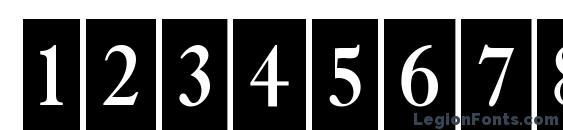 a AntiqueTrdCmDc2Cb Font, Number Fonts