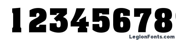 a Assuan Bold Font, Number Fonts