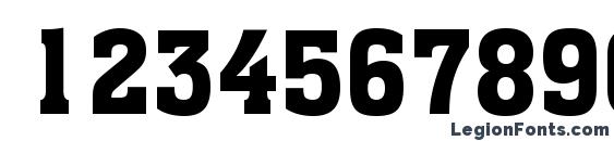 a Assuan Font, Number Fonts