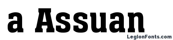шрифт a Assuan, бесплатный шрифт a Assuan, предварительный просмотр шрифта a Assuan