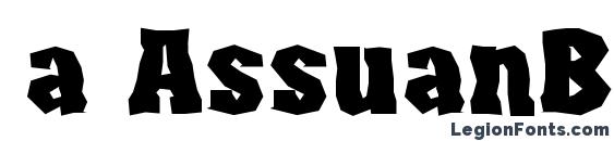 шрифт a AssuanBrk Bold, бесплатный шрифт a AssuanBrk Bold, предварительный просмотр шрифта a AssuanBrk Bold