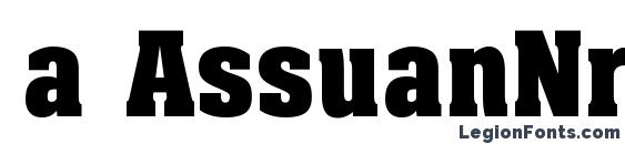 шрифт a AssuanNr Bold, бесплатный шрифт a AssuanNr Bold, предварительный просмотр шрифта a AssuanNr Bold