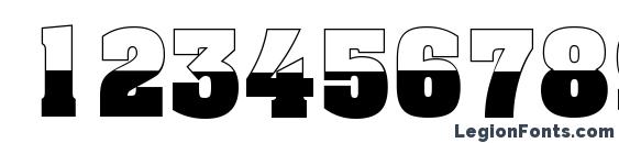a AssuanTitulB&W Bold Font, Number Fonts