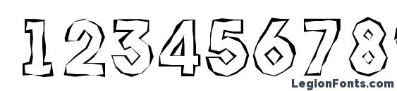 a AvanteCpsLCBrkHll Font, Number Fonts