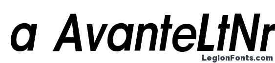 a AvanteLtNr SemiBoldItalic font, free a AvanteLtNr SemiBoldItalic font, preview a AvanteLtNr SemiBoldItalic font