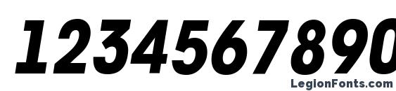 a AvanteTckNr ExtraBoldItalic Font, Number Fonts