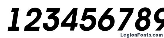 a AvanteTitlerCpsLC BoldItalic Font, Number Fonts