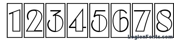 a BentTitulCmOtlNr Font, Number Fonts