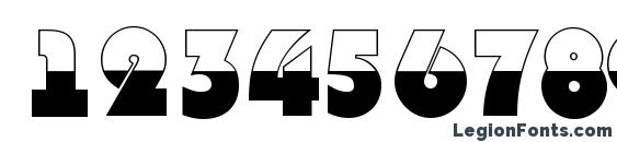 a BighausTitulB&W Font, Number Fonts