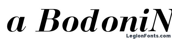 a BodoniNova BoldItalic Font, Russian Fonts
