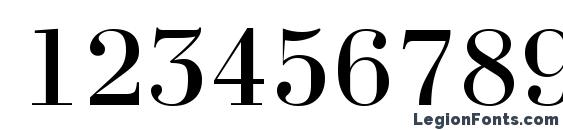 a BodoniNova Font, Number Fonts