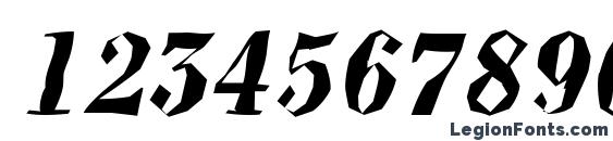 a BodoniNovaBrk BoldItalic Font, Number Fonts
