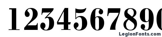 a BodoniNovaNr Bold Font, Number Fonts