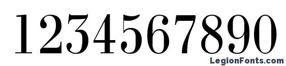 a BodoniNovaNr Font, Number Fonts