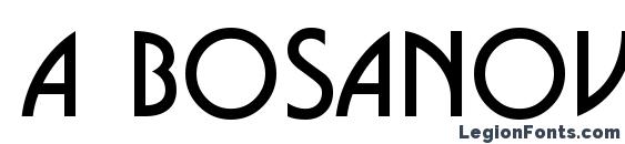 a BosaNova font, free a BosaNova font, preview a BosaNova font