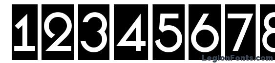 a BosaNovaCm Font, Number Fonts