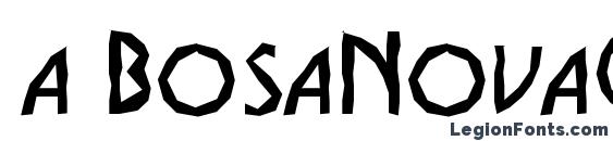 a BosaNovaCpsBrk Font, African Fonts