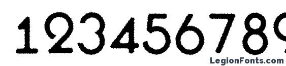 a BosaNovaCpsRgh Font, Number Fonts