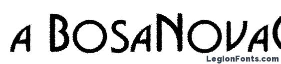 a BosaNovaCpsRgh font, free a BosaNovaCpsRgh font, preview a BosaNovaCpsRgh font