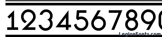 a BosaNovaDc2Fr Font, Number Fonts