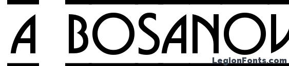 a BosaNovaDcFr Font