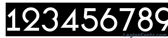 a BosaNovaSl Font, Number Fonts