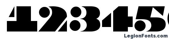 a Bragga Font, Number Fonts