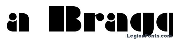 шрифт a Bragga, бесплатный шрифт a Bragga, предварительный просмотр шрифта a Bragga