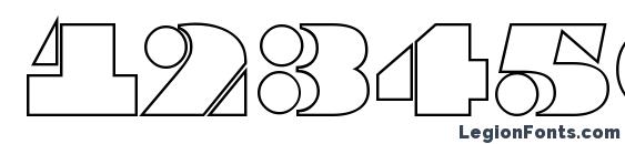 a BraggaOtl Font, Number Fonts