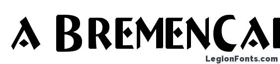 a BremenCapsNr Font