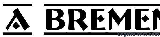 a BremenDcFr font, free a BremenDcFr font, preview a BremenDcFr font