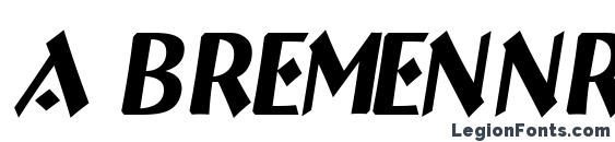 Шрифт a BremenNr Italic