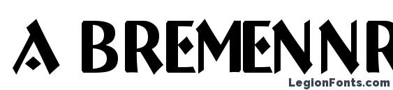 a BremenNr Font