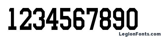 a CampusNr Font, Number Fonts
