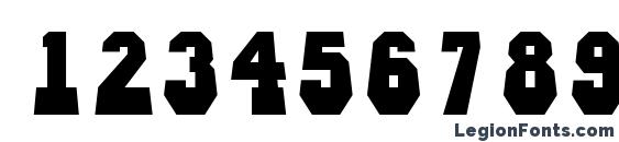 a CampusPrLying Font, Number Fonts