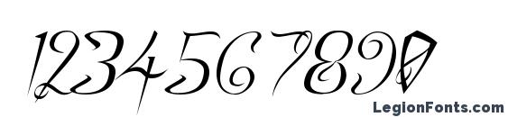 A Charming Font Italic Font, Number Fonts