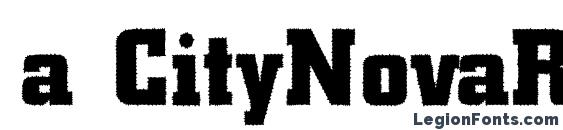 a CityNovaRg Bold font, free a CityNovaRg Bold font, preview a CityNovaRg Bold font