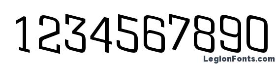 a CityNovaTtlSpDnLt Font, Number Fonts