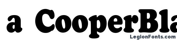 a CooperBlackNr font, free a CooperBlackNr font, preview a CooperBlackNr font