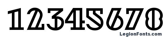 a DexterOtl Font, Number Fonts