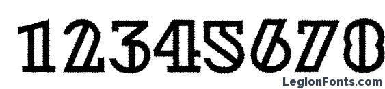 a DexterOtlRough Font, Number Fonts