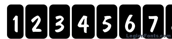 a DomInoCmRndCrn Font, Number Fonts