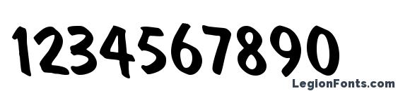 a DomInoRevObl Font, Number Fonts
