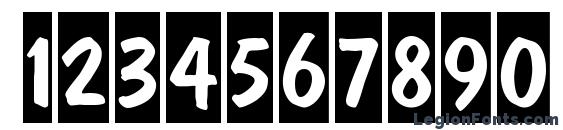 a DomInoTitulCm Font, Number Fonts