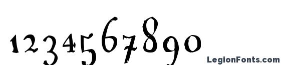 A font with serifs Font, Number Fonts
