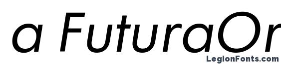 a FuturaOrto Italic font, free a FuturaOrto Italic font, preview a FuturaOrto Italic font