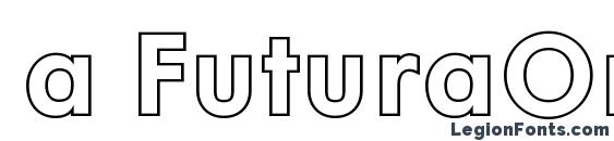 a FuturaOrtoOtl Bold Font, Russian Fonts