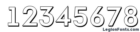 a FuturaOrtoSh Bold Font, Number Fonts